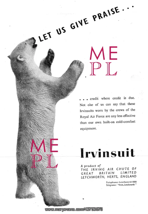: Irving Air Chute - Irvinsuit : Irving Air Chute - Irvinsuit