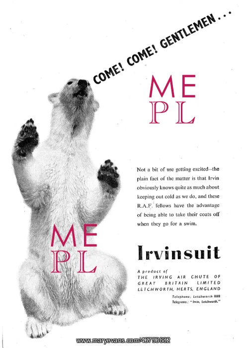 : Irving Air Chute - Irvinsuit : Irving Air Chute - Irvinsuit