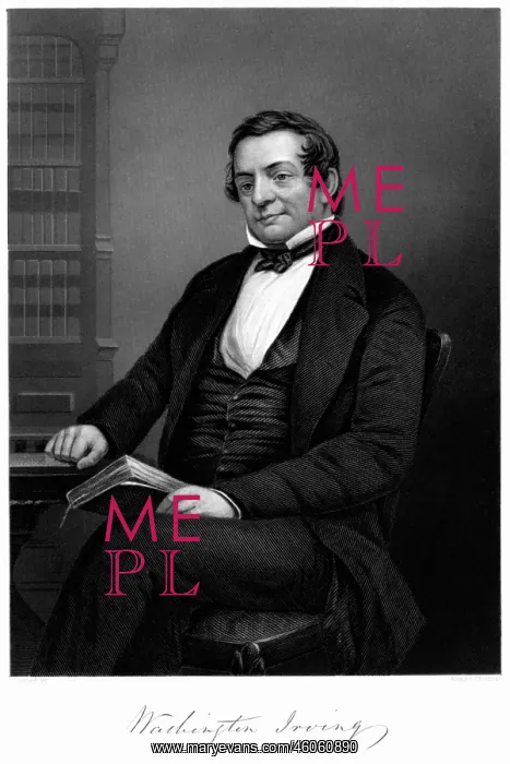 : Irving, Washington, 3.4.1783 - 28.11.1859, US : Irving, Washington, 3.4.1783 - 28.11.1859, US