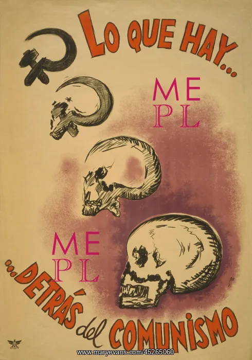 : WHAT THERE IS... BEHIND COMMUNISM. Spanish : WHAT THERE IS... BEHIND COMMUNISM. Spanish