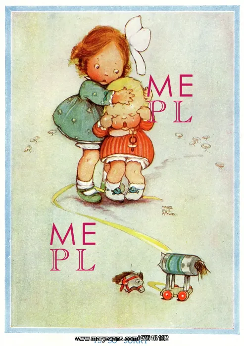 : I's So Sorry by Mabel Lucie Attwell : I's So Sorry by Mabel Lucie Attwell