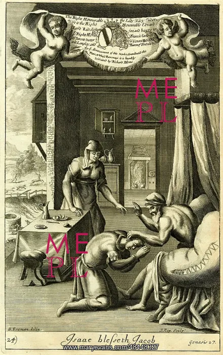 : Isaac blesses Jacob : Isaac blesses Jacob