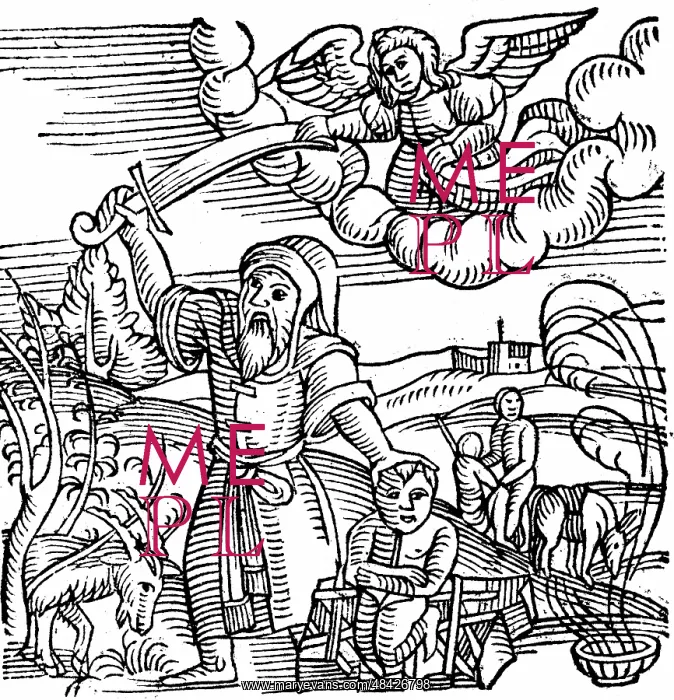 : Isaac being saved from sacrifice by Abraham by : Isaac being saved from sacrifice by Abraham by