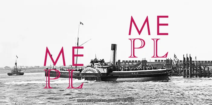: The Isaac Wilson paddle steamer on the River Tees : The Isaac Wilson paddle steamer on the River Tees