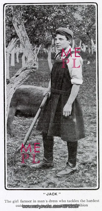 : Isabel Jack May - girl farmer : Isabel Jack May - girl farmer