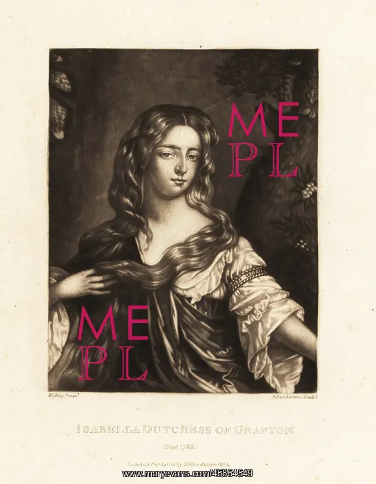 : Isabella Fitzroy, Duchess of Grafton, one of the : Isabella Fitzroy, Duchess of Grafton, one of the