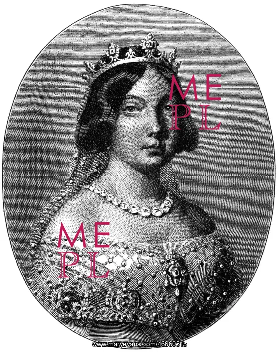 : Isabella II, 10.10.1830 - 9.4. 1904, Queen of : Isabella II, 10.10.1830 - 9.4. 1904, Queen of