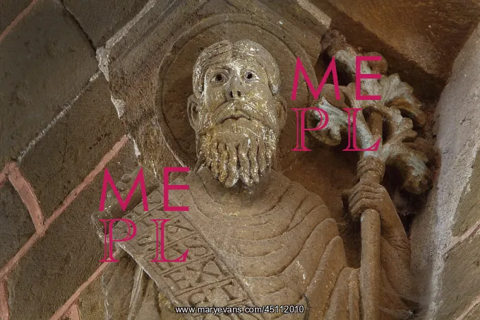 : Isaiah, Abbatiale Sainte-Foy, Conques, Midi-Pyrenees, France : Isaiah, Abbatiale Sainte-Foy, Conques, Midi-Pyrenees, France