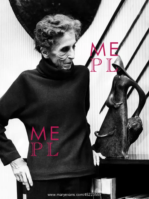 : Isak Dinesen looks at a sculpture of herself ? : Isak Dinesen looks at a sculpture of herself ?