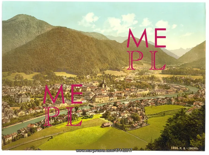 : Ischl, general view, Upper Austria, Austro-Hungary : Ischl, general view, Upper Austria, Austro-Hungary