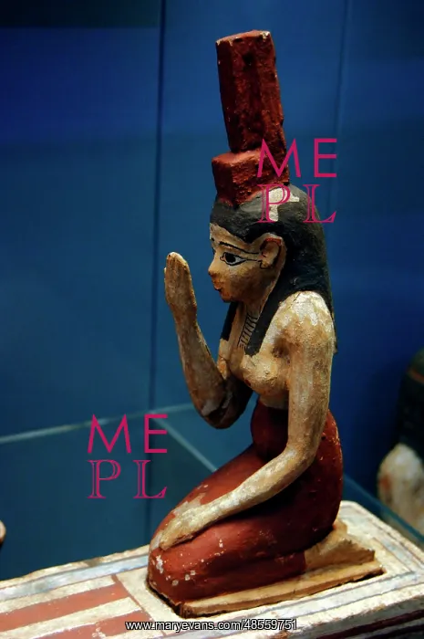 : Isis in mourning for Osiris. Egypt : Isis in mourning for Osiris. Egypt