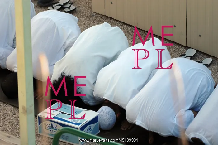 : Islamic detainees pray at Camp Delta the ? : Islamic detainees pray at Camp Delta the ?