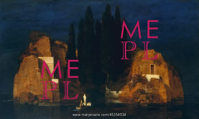 : Island of the Dead, by Arnold Bocklin, 1880, Swiss : Island of the Dead, by Arnold Bocklin, 1880, Swiss