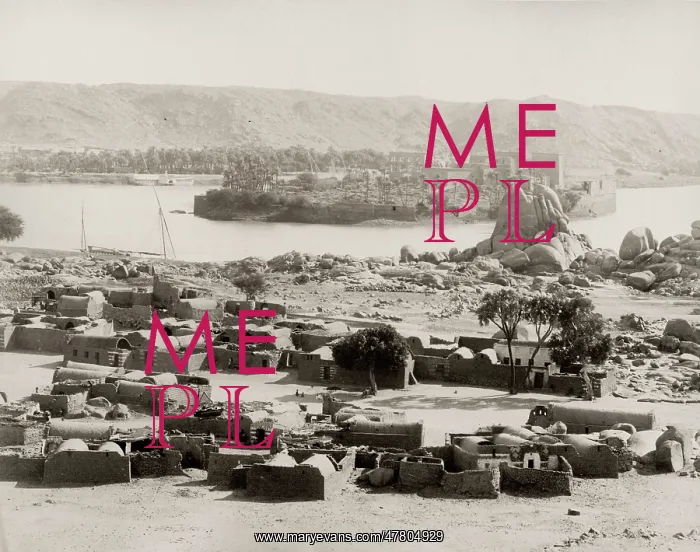 : Island of Philae in the River Nile, Egypt : Island of Philae in the River Nile, Egypt