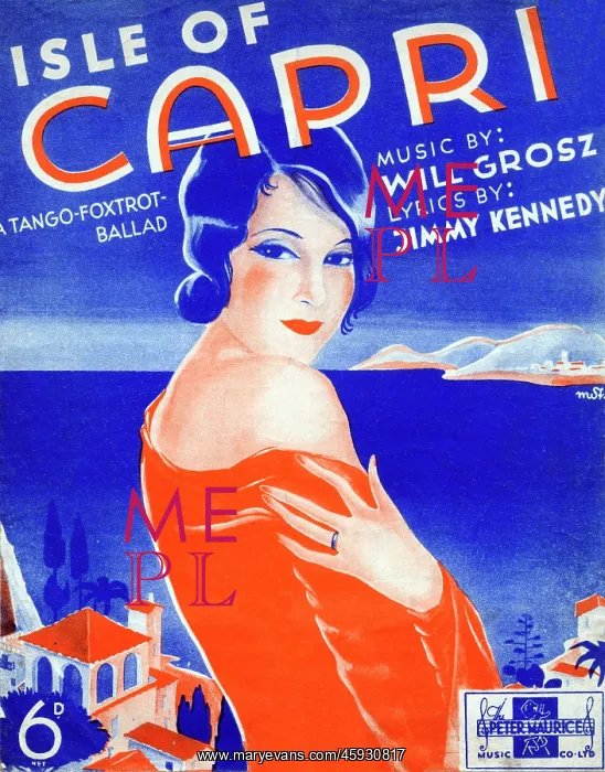 : Isle of Capri - a Tango-Foxtrot-Ballad : Isle of Capri - a Tango-Foxtrot-Ballad