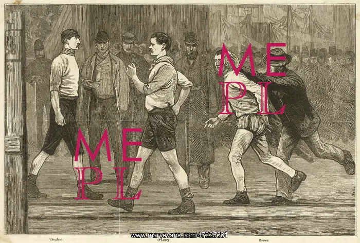: ISLINGTON WALK RACE 1878 : ISLINGTON WALK RACE 1878