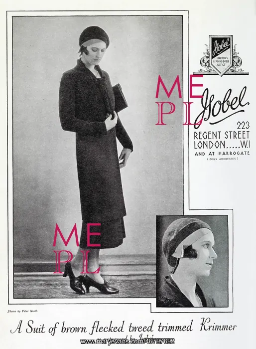 : Isobel - tweed suit advertisement : Isobel - tweed suit advertisement