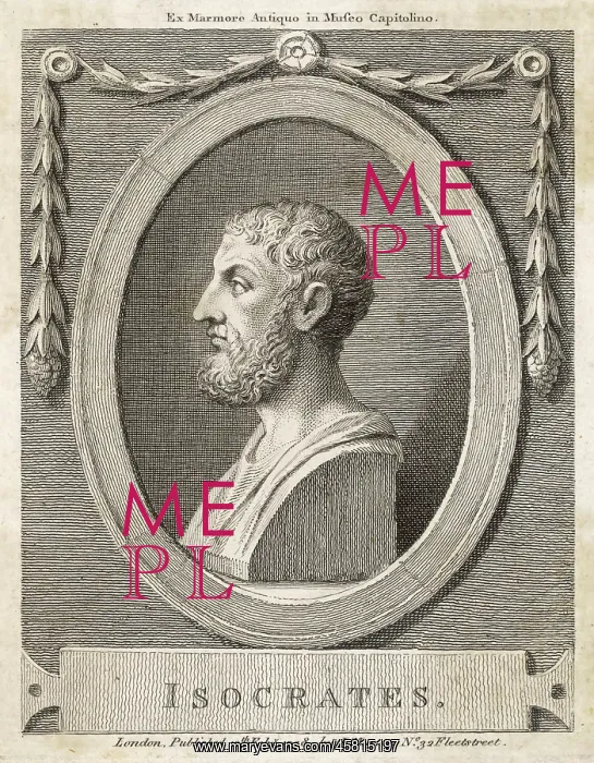  : ISOCRATES (436 - 338 BC), Athenian statesman and orator