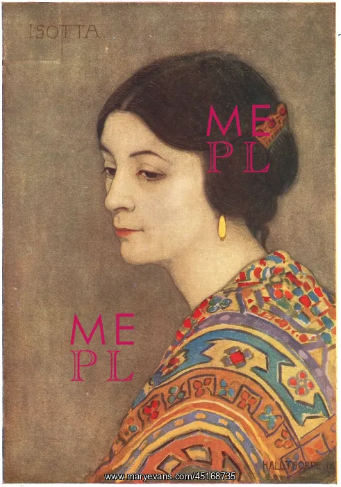 : Isotta. A portrait painting of a woman, named Isotta : Isotta. A portrait painting of a woman, named Isotta