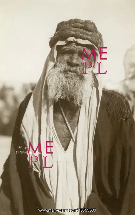 : Israel - A Bedouin man from Beersheba : Israel - A Bedouin man from Beersheba