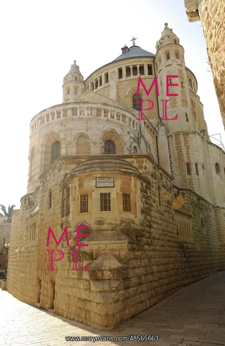 : Israel. Jerusalem. Dormition Abbey. Architect Theodor Sandel : Israel. Jerusalem. Dormition Abbey. Architect Theodor Sandel