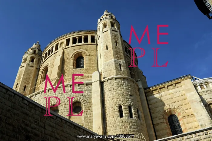 : Israel. Jerusalem. Dormition Abbey. Architect Theodor Sandel : Israel. Jerusalem. Dormition Abbey. Architect Theodor Sandel