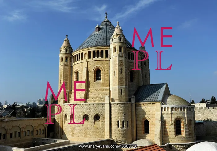 : Israel. Jerusalem. Dormition Abbey. Architect Theodor Sandel : Israel. Jerusalem. Dormition Abbey. Architect Theodor Sandel