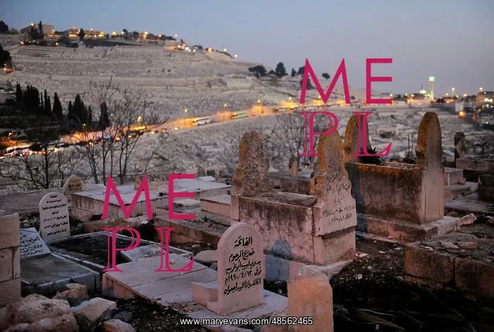  : Israel. Jerusalem. Muslim cementery