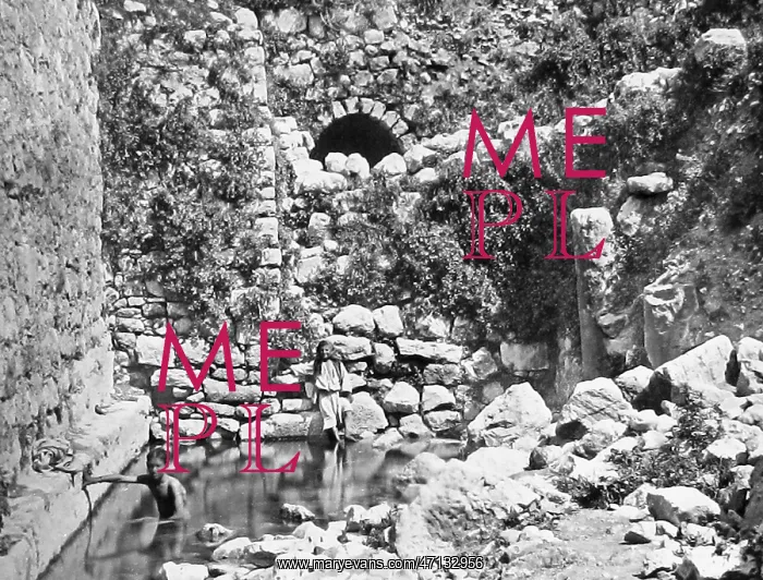  : Israel Jerusalem Pool of Siloam pre-1900