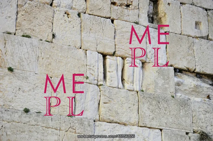  : Israel. Jerusalem. Western Wall. Detail