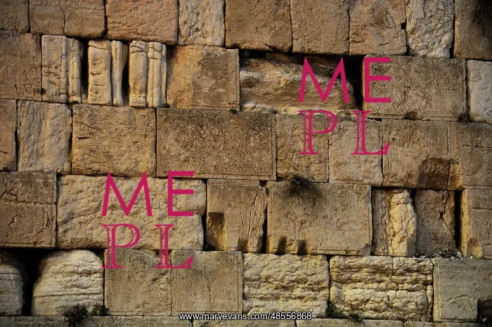  : Israel. Jerusalem. Western Wall. Detail