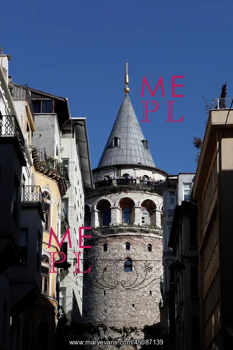  : Istanbul. General view of the Galata Tower (Galata Kulesi)