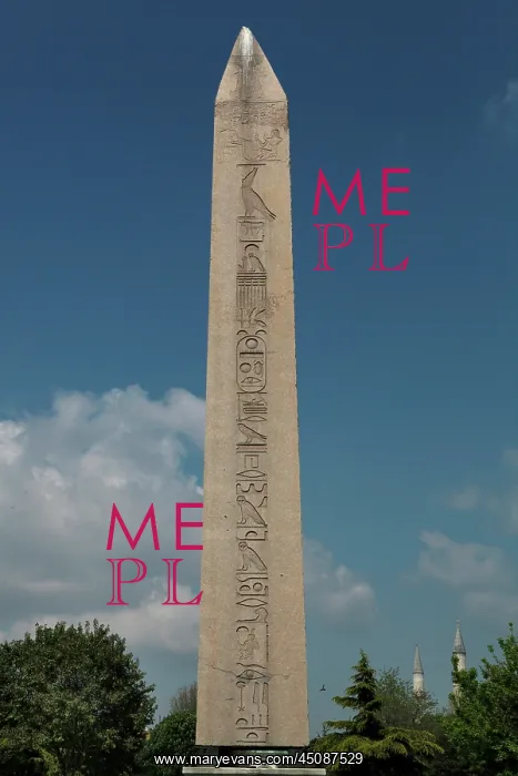 : Istanbul. General view of Obelisk of Theodosius : Istanbul. General view of Obelisk of Theodosius
