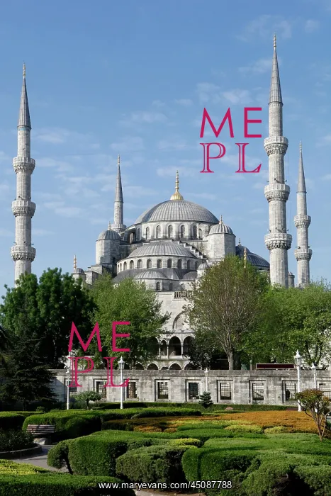  : Istanbul. General view of Sultan Ahmed Mosque