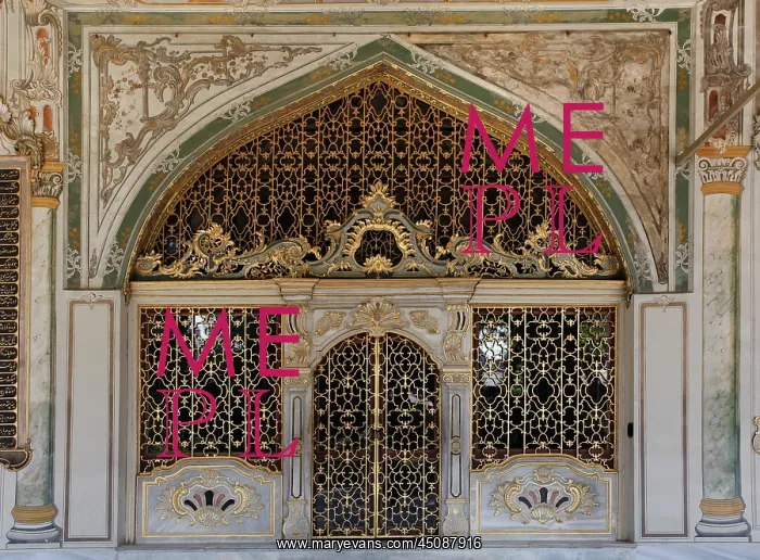 : Istanbul. View from the front of the Gate of the Imperial Council Chamber, : Istanbul. View from the front of the Gate of the Imperial Council Chamber,