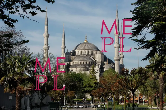  : Istanbul. General view of Sultan Ahmed Mosque