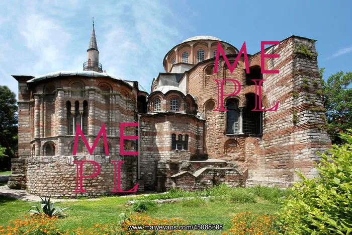 : Istanbul. General view of Chora Museum or Church of the Holy Saviour in Chora 