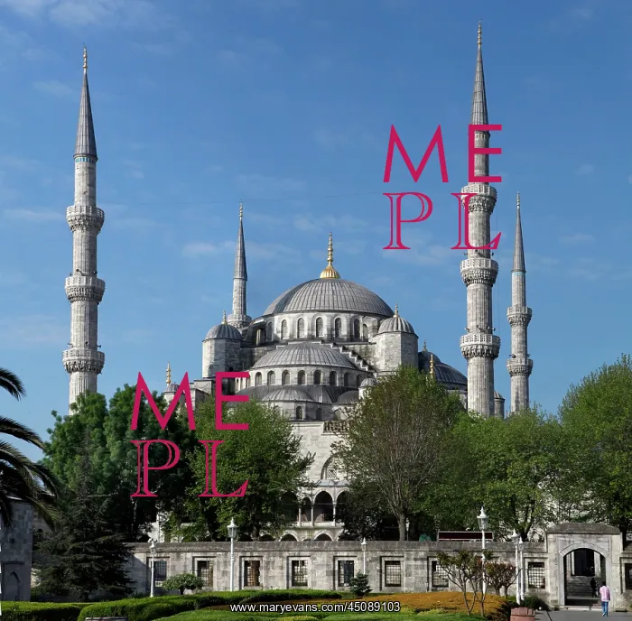 : Istanbul. General view of Sultan Ahmed Mosque : Istanbul. General view of Sultan Ahmed Mosque