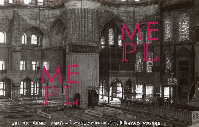 : Istanbul, Turkey - Mosque of Sultan Ahmet I (interior) : Istanbul, Turkey - Mosque of Sultan Ahmet I (interior)