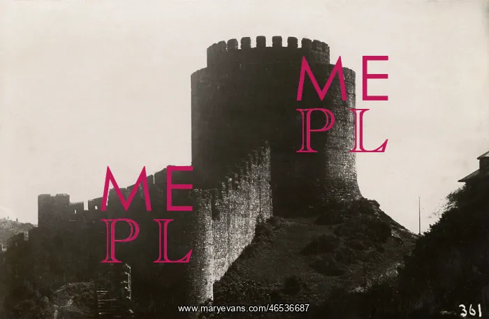 : Istanbul, Turkey - A Tower of the Roumeli Hisari : Istanbul, Turkey - A Tower of the Roumeli Hisari