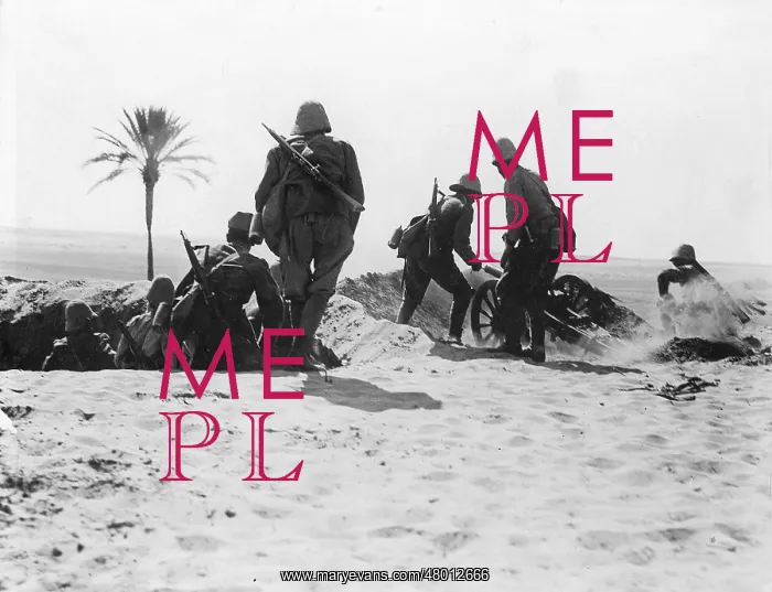 : Italian artillery during fights in Libya, 1911 : Italian artillery during fights in Libya, 1911