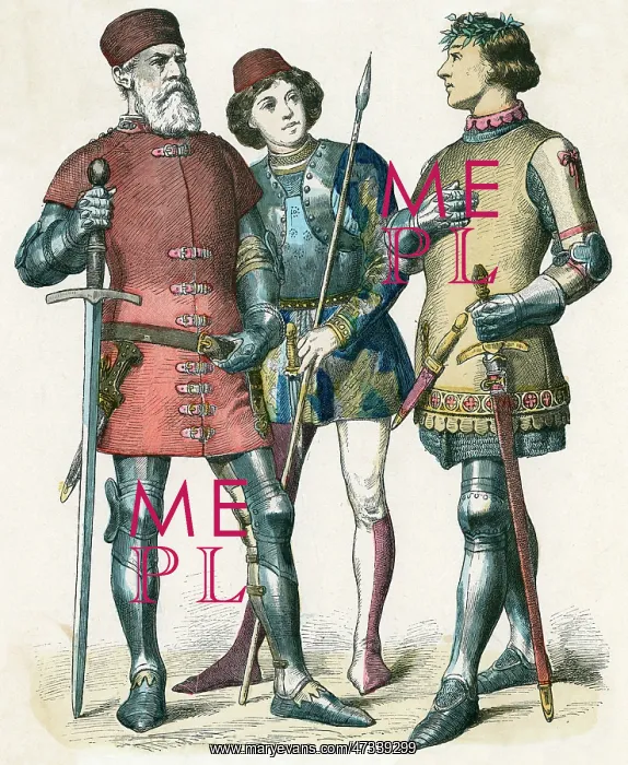 : Italian Costume 1380 : Italian Costume 1380