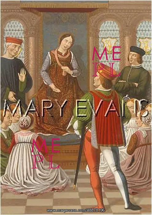 : ITALIAN COURT SCENE 16C : ITALIAN COURT SCENE 16C