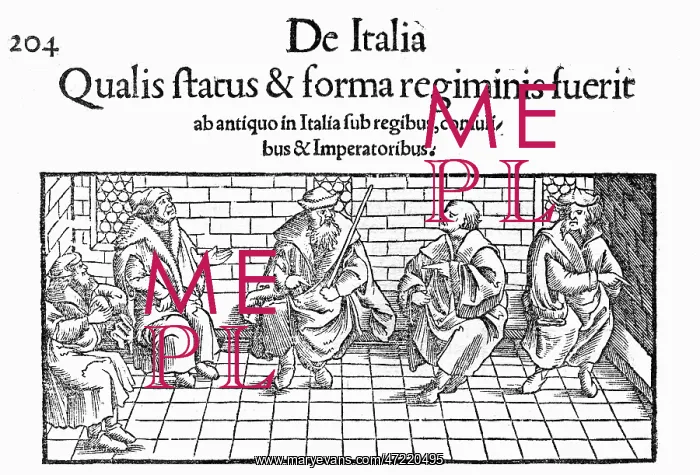 : ITALIAN COURT SCENE : ITALIAN COURT SCENE