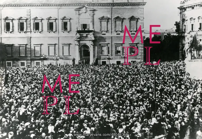 : Italian declaration of war, Rome, Italy, WW1 : Italian declaration of war, Rome, Italy, WW1
