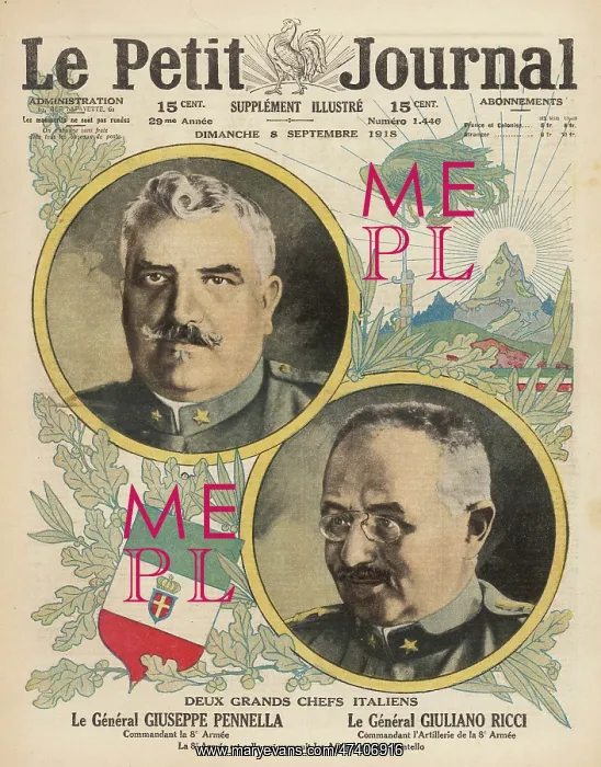 : ITALIAN GENERALS WWI : ITALIAN GENERALS WWI