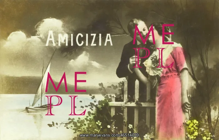 : Italian Kitch Postcard (2 / 3) : Italian Kitch Postcard (2 / 3)