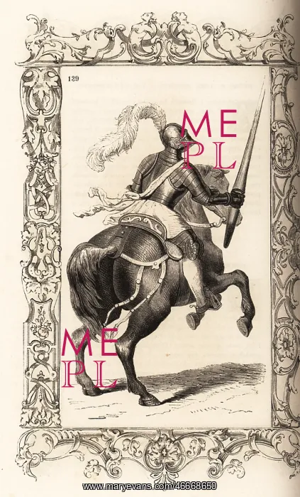 : Italian light cavalryman of the 16th century : Italian light cavalryman of the 16th century