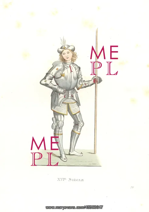 : Italian man of arms, 16th century : Italian man of arms, 16th century