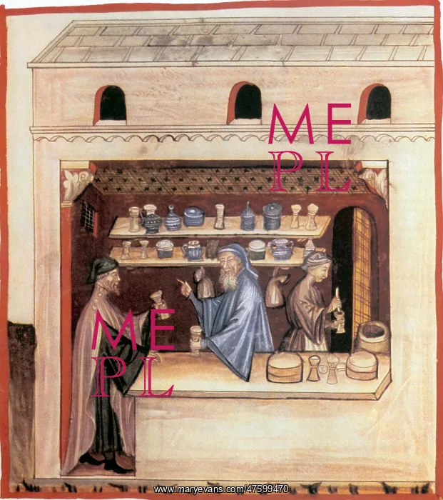 : Italian Pharmacy, 14th Century : Italian Pharmacy, 14th Century